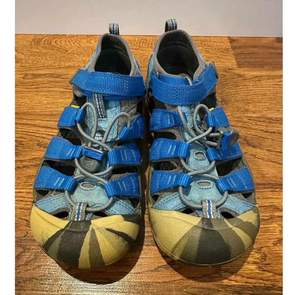KEEN Big Kids Newport H2 Water & Hiking Sandals – Blue – Size 5 Outdoor Gear